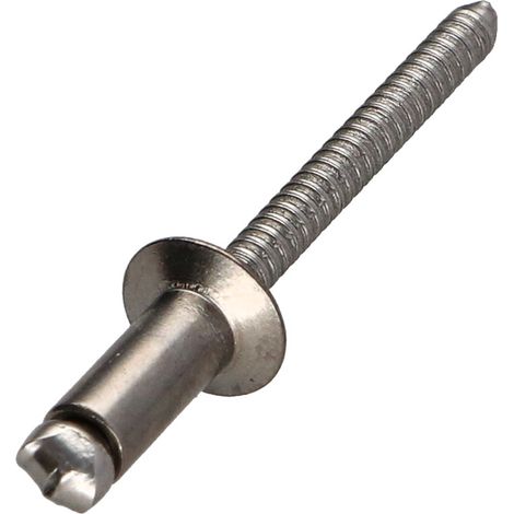 Rivet Aveugle Tout Inox Tête fraisée 4.8X16 Epaisseur de serrage 9 à 11
