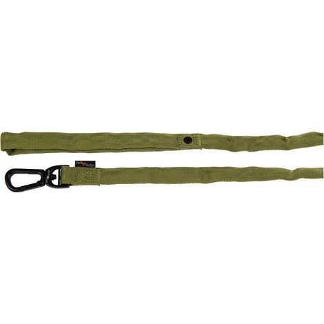 Laisse pour Chien, Modèle Comfort Tube Nylon, Couleur Vert, Taille M, 20 mm x 152 cm