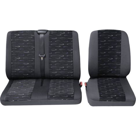 HP Autozubehör 22905 Schonbezug Transporter Profi2 1E+1D Coprisedile Poliestere Blu Sedile di guida, Sedile del passegg