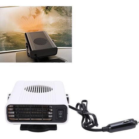 Calefactor para coche de 120 W, descongelador ABS-PC, deshumidificador rápido, seguro, portátil, blanco. (1/5)