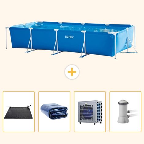 Intex Piscine Tubulaire Rectangulaire - 450x220x84 cm - 5-pièces  S42 (1/5)
