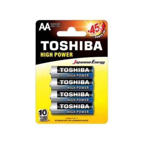 Toshiba lr6gcp bp-4 batteria domestica monouso aa alcalina (1/2)