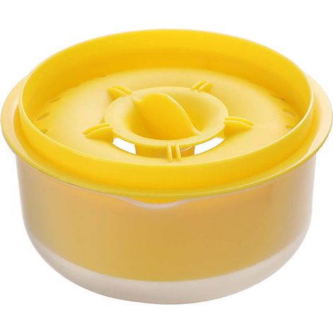 [Lot de 1] Outils de séparation d'œufs, séparateur de jaune d'œuf  séparateur de blanc d'œuf  retire-jaune d'œuf  Outils pour œufs  Séparateurs et outils pour œufs, jaune (1/5)