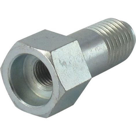 Adaptateur universel tête débroussailleuse 10x1.25 – Accessoire pour débroussailleuse – Pour tête pro 2 fils à bouton métal – Longueur 5 cm – Tecomec