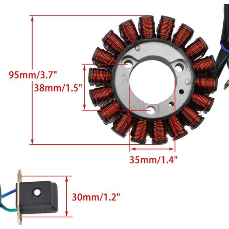 Zündspulenstator GT250 GV250 GTR250 2009-2018 18er Güteklasse (1/4)