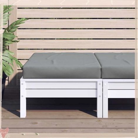 361793 Coussin de palette gris 60x60x9,5 cm tissu oxford (1/5)