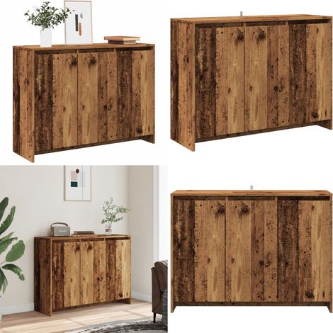 vidaXL Sideboard Altholz-Optik 102x33x75 cm Holzwerkstoff (1/5)