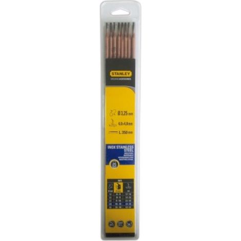 Stanley - 8 électrodes Inox Diam3,25X350