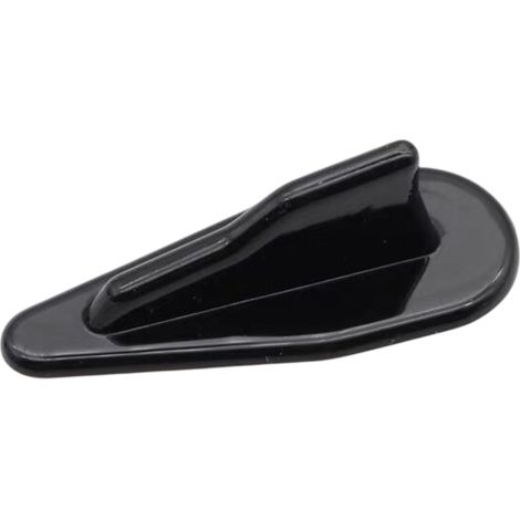 1 Aileron de toit fibre de carbone noir forme requin modification aérodynamique accessoire extérieur universel(Troisième trimestre : septembre) (1/5)
