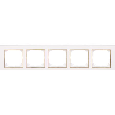 Cornice interruttore elektro-plast santra 4175-27 ABS IP20 5 posti (1/2)