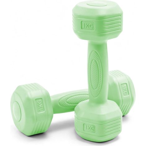 Trintion 2pcs Dumbbells Set 1Kg/2Kg Dumbbells Coating Strength Training Workout Fitness (1/5)
