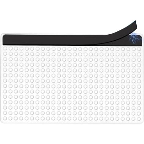 Cloison de séparation de piscine en PVC renforcé avec texture et fermeture pour animaux domestiques (1/4)