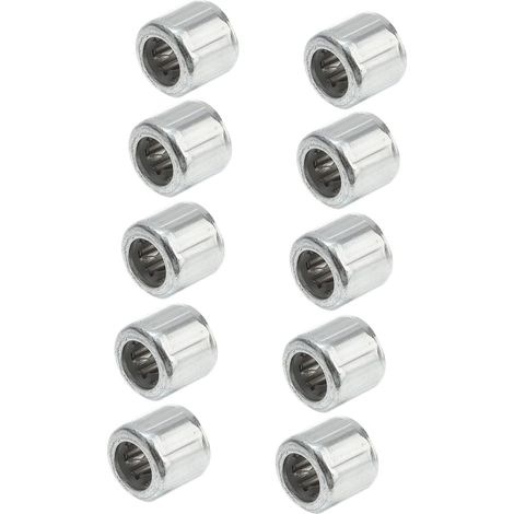 10 Stück Rollenlager HF081412 Axial-Kugellager, kleine Einweglager, Kugellager, gestanztes Kugel-Axiallager, Außenring-Metall-Nadellager (1/4)