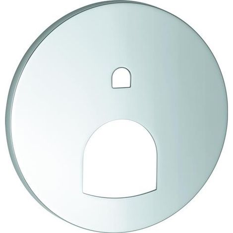 Rosette ronde 49118 pour EHM-FMS avec commutation à 2 voies chromée