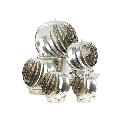 ASTEC Aspiromat Schornsteinaufsatz AirTwister T200 120 mm Ø Zugverstärker