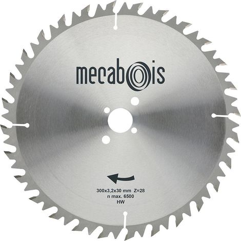 Lame de scie circulaire carbure anti-recul 600mm – 52 dents pour bois dur et tendre – Coupe nette sans éclat – Compatible scies sur table – Mecabois (1/4)