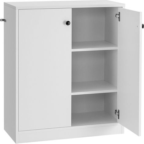 2-Door Storage Cabinet Buffet Cabinet w/ 3 Shelves Sideboard Kitchen Hallway (1/5)