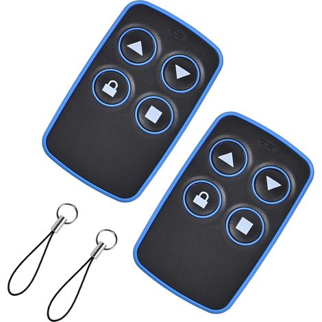 2PCS Telecommande Universelle Portail Télécommande Copieuse Porte Garage Bip Universel Rolling Code Badge Duplicateur Télécommandes Copieur 4 en 1 Parking D'ouverture Multifréquence de 300 à 915 mhz (1/4)