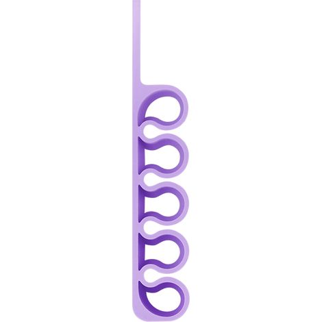 Organizer da ufficio in silicone - viola (1/5)