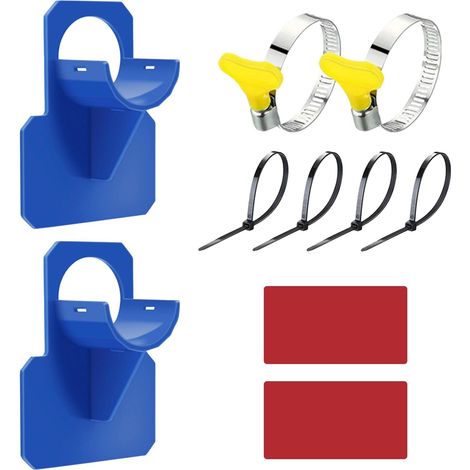 Ensemble de supports de tuyau de piscine, adapté à la pompe de support de tuyau de piscine, adapté aux tuyaux de diamètre 30-37 mm, lot de 2 (1/4)