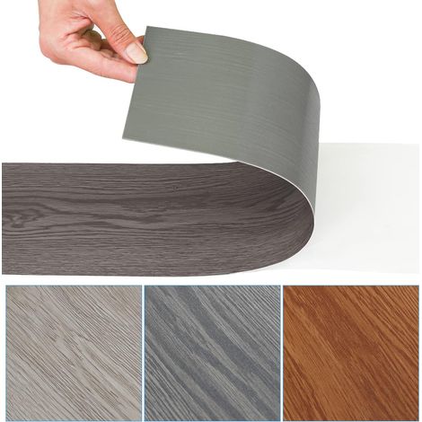 Revêtement de sol en vinyle autocollant - Épaisseur : 1,5 mm - Imperméable - Antidérapant - Pour salle de bain, cuisine, salon, 14 dalles d'environ 2 m² (Night Oak) (1/5)
