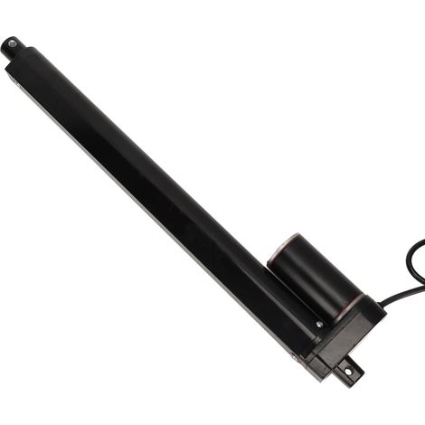 Mini-Linearantrieb für Motorbewegungen im Außenbereich, Landwirtschaft, Robotertechnik, Hausautomation, 1000 N, 250 mm, 12 V, schwarz, mit Steuerung und Fernbedienung (1/5)