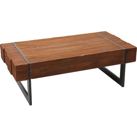 TV-Rack HHG-683, Fernsehtisch Lowboard TV-Tisch, Tanne Holz rustikal massiv MVG-zertifiziert 40x120x60cm (1/5)