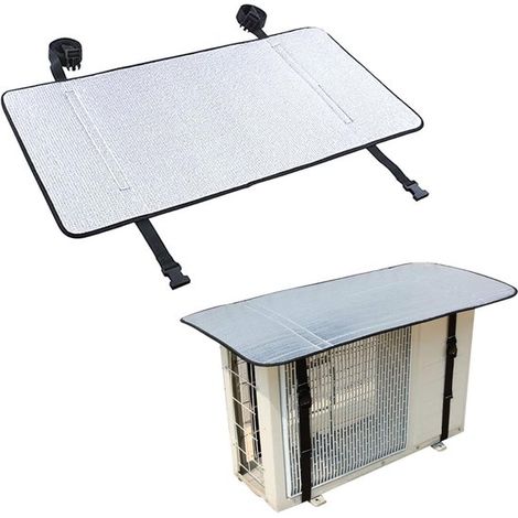 Funda para aire acondicionado，protector de aire acondicionado para unidad externa de bomba de calor de 85x40 cm (1/5)
