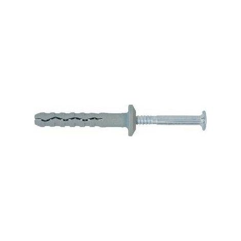 300 x TASSELLO PREMONTATO IN NYLON CON BORDO PIATTO Misura: Tass 5x30 Vite 3,4x35