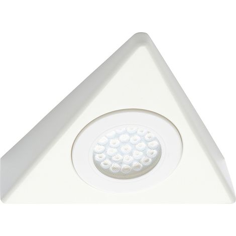 Litecraft Buxton Under Cabinet Light Triangular 1.5W LED Fitting - White (1/4)