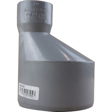 Réduction PVC excentrée Mâle Femelle 100/40 - First Plast (1/2)