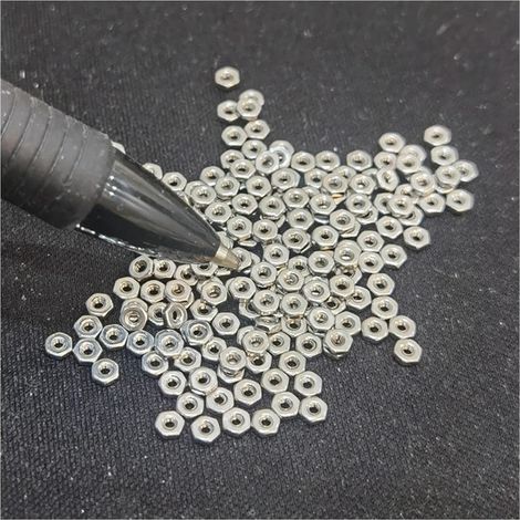 Mini-écrous M1 M1.2 M1.4 M1.6 M2 M2.5 M3, petites micro-vis en (1/4)