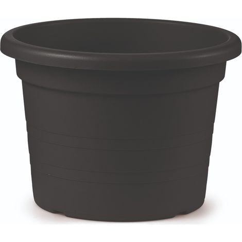 VASO CILINDRO D.20CM ANTRACITE VECA FIORI PIANTE