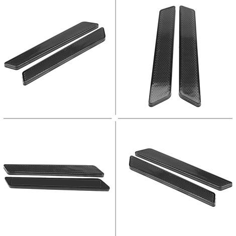 Paire de réflecteurs fumés pour couvre-serrure de sacoche rigide FLHT FLT FLHX 2014-2017 (1/5)