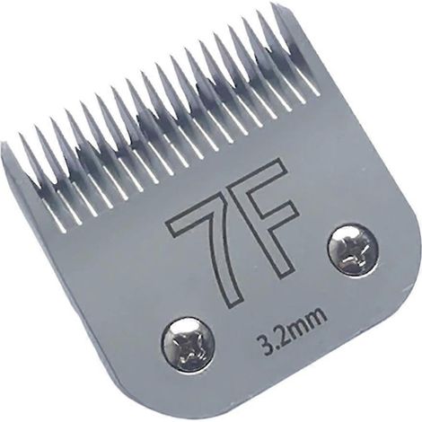 Lame en céramique détachable pour tondeuse de toilettage pour chiens, 7F (1/5)