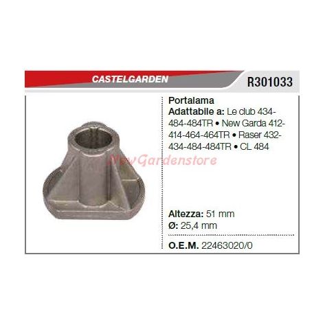 Portalama CASTELGARDEN tagliaerba rasaerba tosaerba le club 434-484-484tr R301033