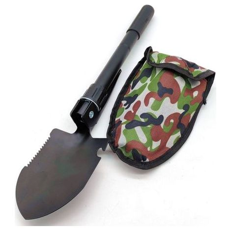 Mini Folding Shovel/Pickaxe, Folding Survival Shovel, Folding Camping Shovel, for Outdoor Hiking, Survival, Snow Shoveling, Gardening, Camping, with 1 Storage Bag