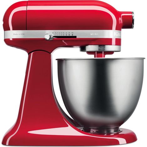 KitchenAid Robot de repostería Rojo imperial 3,3 L 250 W (1/3)