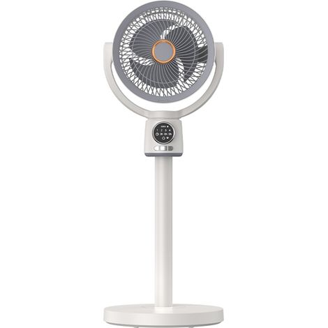 Ventilateur sur pied avec veilleuse, ventilateur de bureau avec tige détachable, 5 vitesses de ventilation réglables, minuterie 3/6/9 h, oscillation automatique, télécommande (1/5)