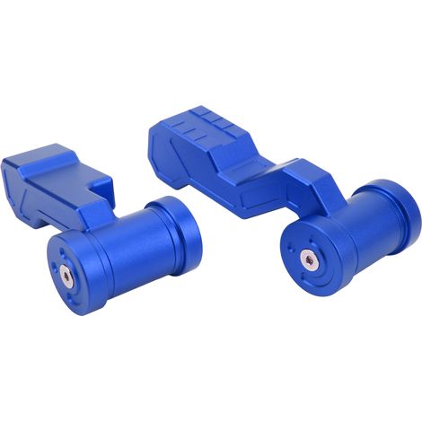 Jeu de 2 manchons de levier de vitesse pour Jeep Wrangler JK/JKU 2011-2018, housse de remplacement bleue, kit gaine en similicuir. (1/5)
