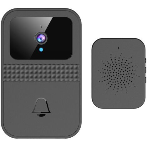 Sonnette vidéo sans fil 1080p, Wi-Fi, avec batterie intégrée et carillon. (1/4)