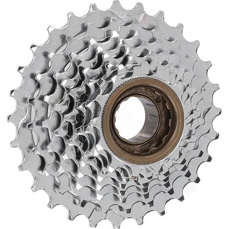 Freilaufnabe aus silbernem Stahl für Fahrräder, 8-Gang-Getriebe, 13-28T-Ritzel mit Gewinde, Mountainbike (1/5)