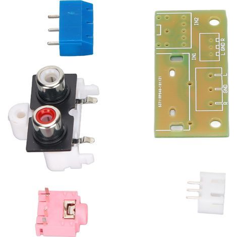 Carte adaptateur d'entrée et de sortie Audio, plaque de plomb de câblage, prise de 3.5mm, bornier PCB (1/5)