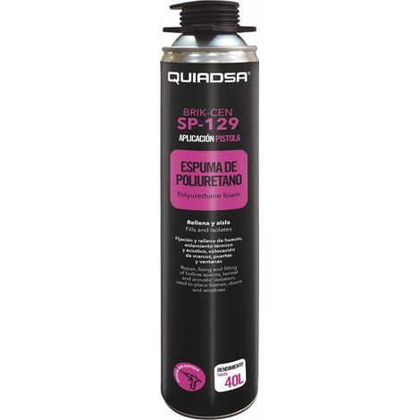 Espuma de poliuretano quiadsa sp-129 resistente UV y pintable