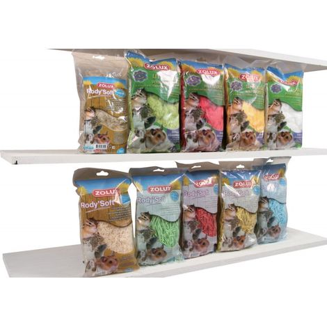Lit douillet pour hamster sachet de 25 gr, couleur blanc. - zolux (1/5)