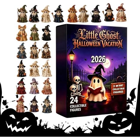 Calendrier de l'Avent pour Halloween Pendentif Fantôme 2D en Acrylique Compte À Rebours Halloween Pour Mur Fenêtre Cadre Porte Rétroviseur Auto (1/5)