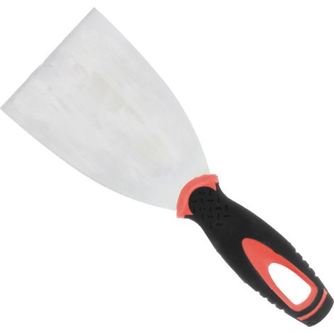 couteau à enduire - lame inox - 8 cm - manche bi-matière - bizline 740150