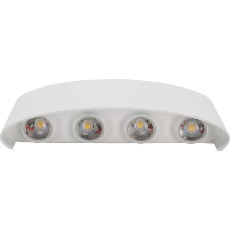 8W 8LED Wasserdichte Wandleuchte, Warmlicht AC85-265V, Wandleuchte für den Innen- und Außenbereich (1/5)