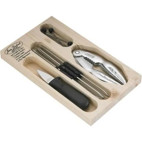 Jean Dubost Set Frutti di Mare Elegante Nero