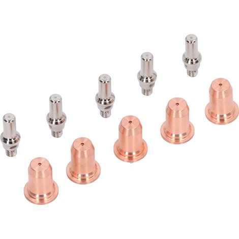 Lot de 10 électrodes en cuivre pour découpeur plasma PT-60